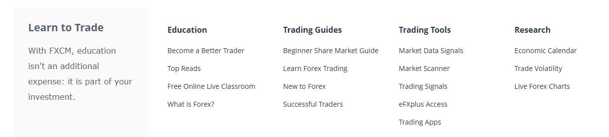 การวิจัยและการศึกษาของ FXCM