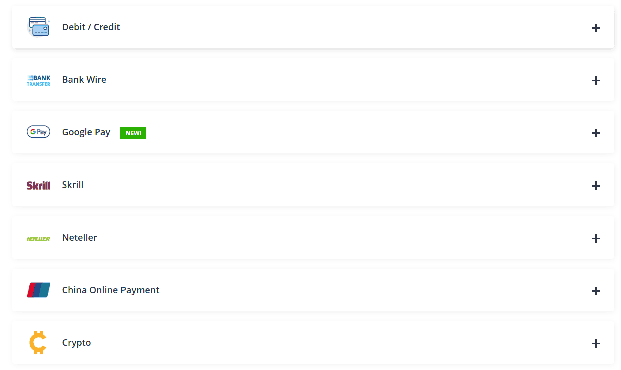 ตัวเลือกการฝากและถอนของ FXCM ดีไหม