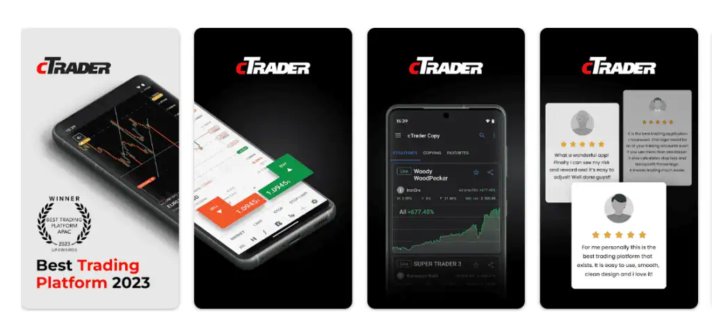 แอพ Ctrader