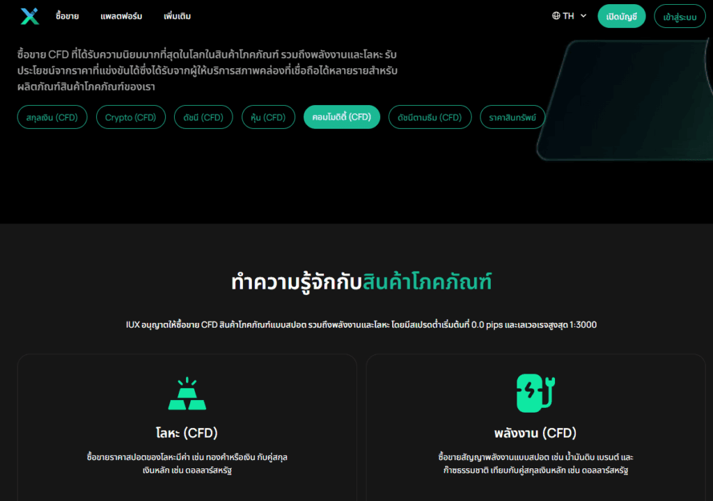 เทรด forex ทองกับ IUX