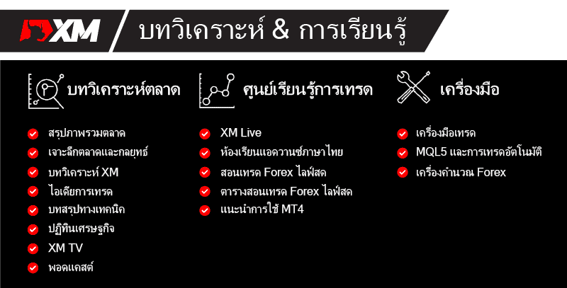 การวิจัยและการศึกษาของ XM