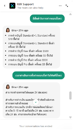 ฝ่ายสนับสนุน IUX