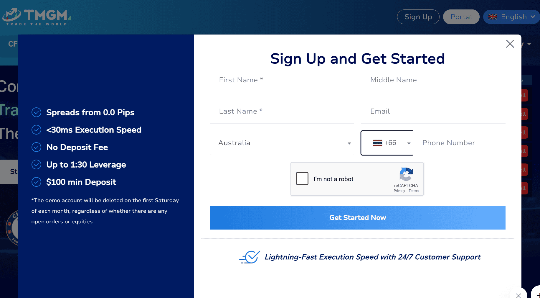 เปิดบัญชี TMGM