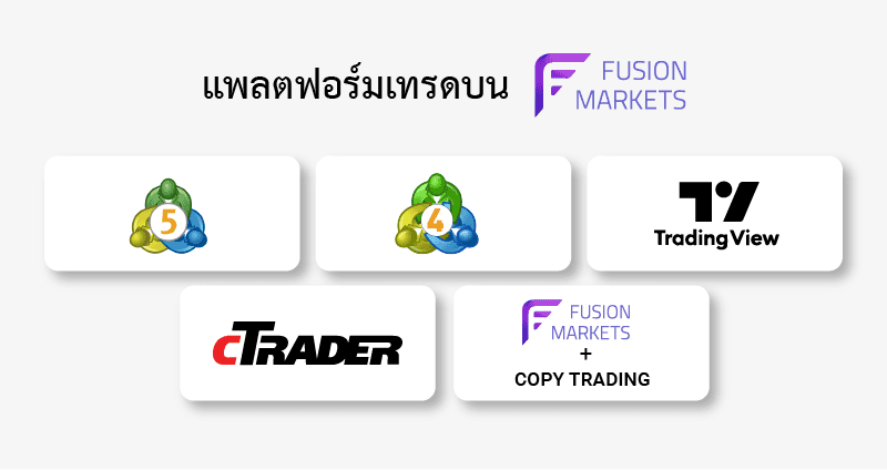 แพลตฟอร์มซื้อขาย Fusion Matkets