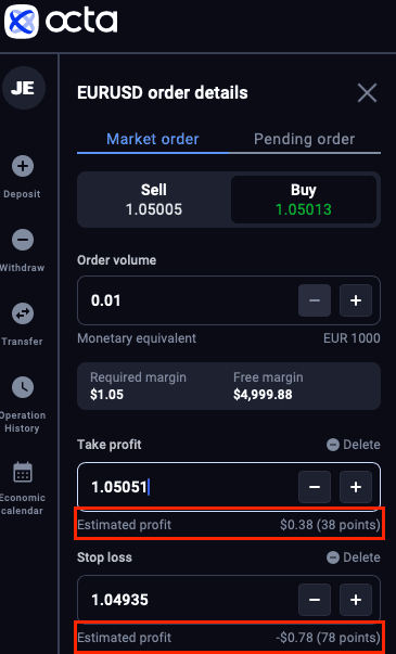 การคาดการ์ผลกำไร OctaTrader