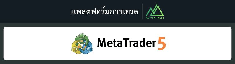 แพลตฟอร์มเทรด MT5