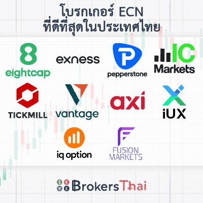 โบรกเกอร์ ECN ที่ดีที่สุดในประเทศไทย