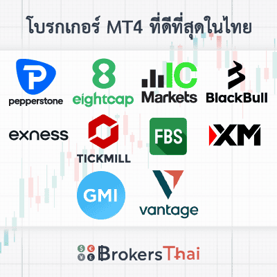 โบรกเกอร์ MT4 ที่ดีที่สุดในไทย