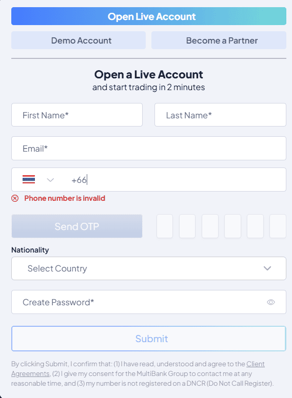 ความยากง่ายในการเปิดบัญชี
